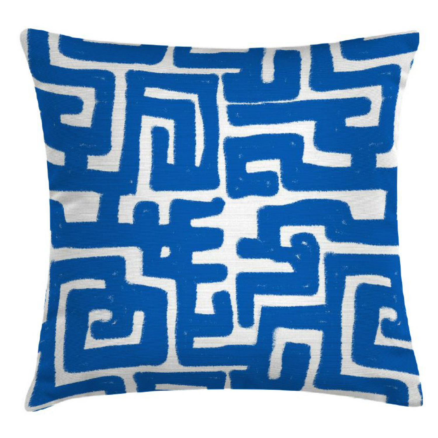 Dekokissen Arusha in Blau mit Muster | Kollektion Tansania IN&OUT