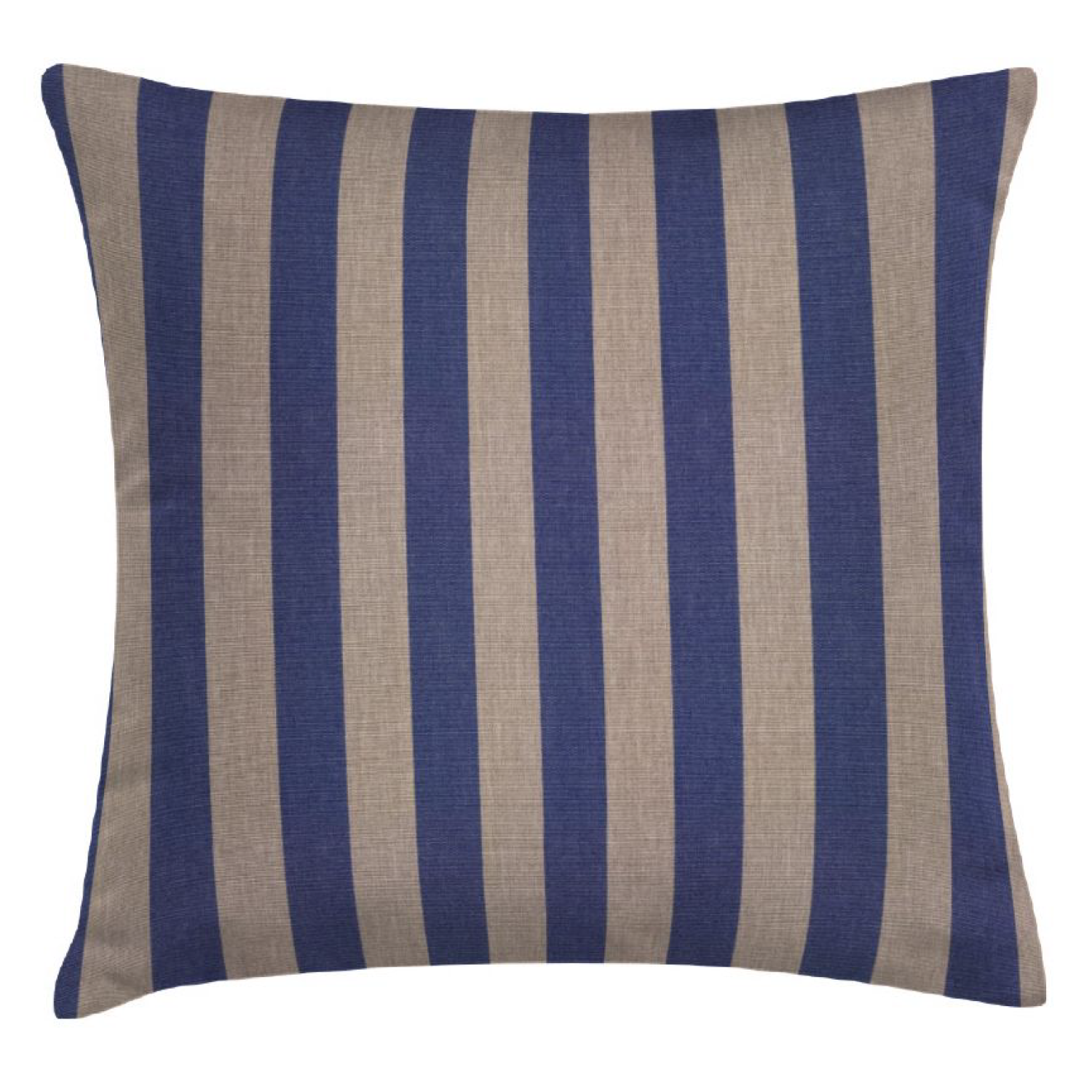 Dekokissen Bergen in Blau-Braun gestreift | Kollektion Norwegen IN&OUT