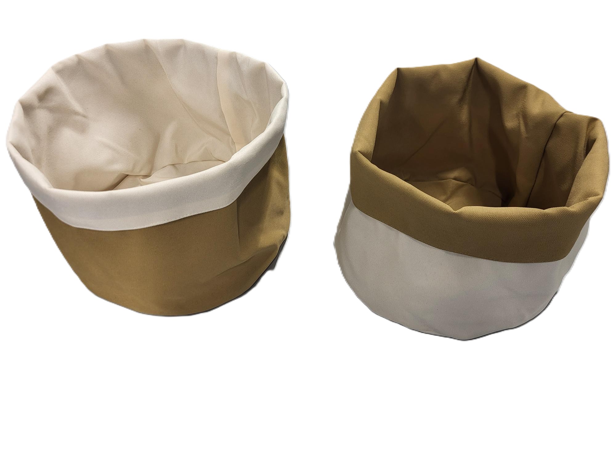 Designer Brotkorb (wendbar) – mit dem Stoff aus der Sunproof Kollektion Cartenza