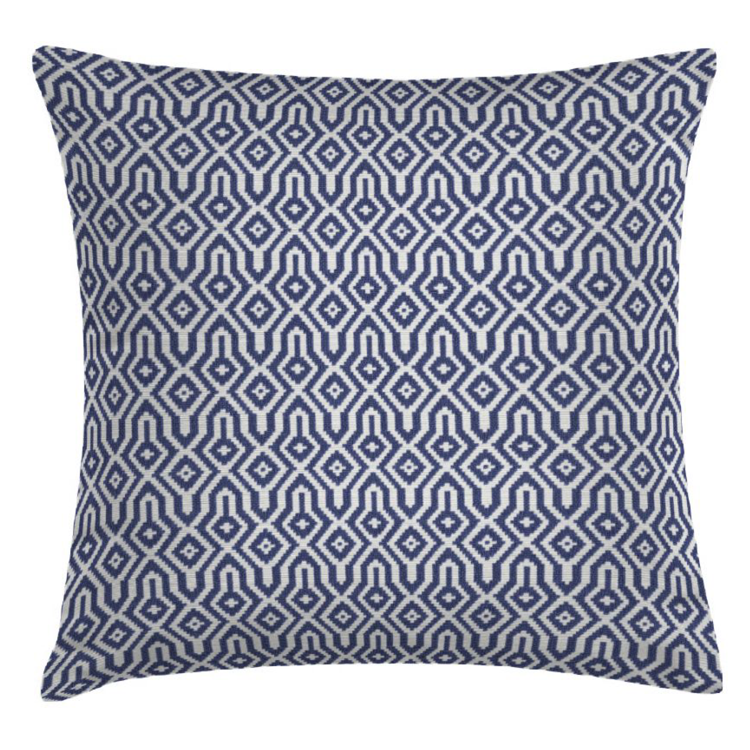 Dekokissen Funchal in Blau mit Muster | Kollektion Madeira IN&OUT